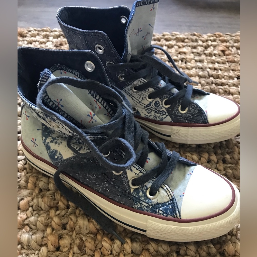 converse all star patchwork us 6  new